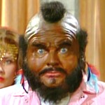 Benny as Mr. T in 'The B-Team'