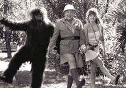 Click on the image of Benny, Lorraine and Jon Jon Keefe in a gorilla suit for a larger view